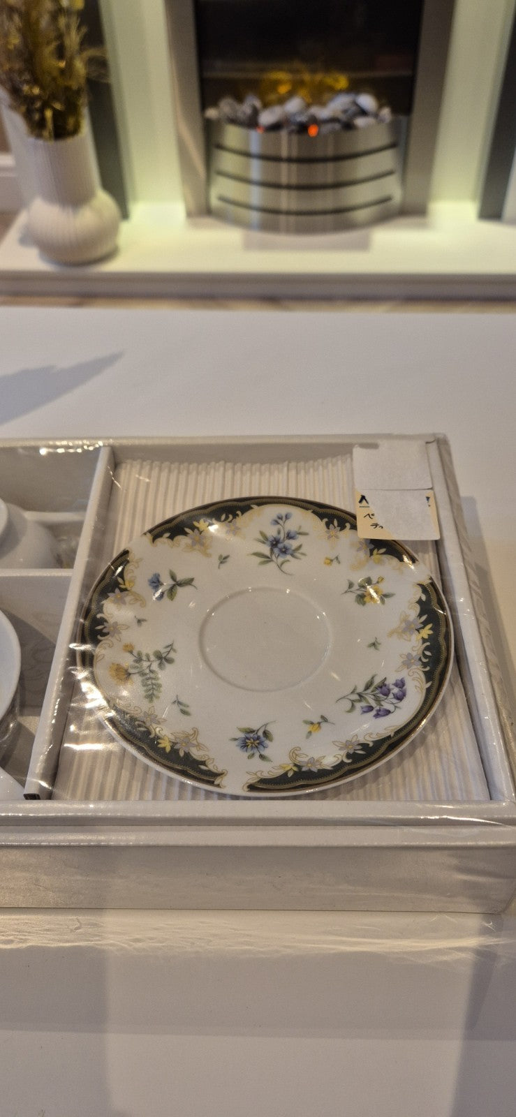 Narumi Fine Bone China Tea Cup and Saucer Set of 2