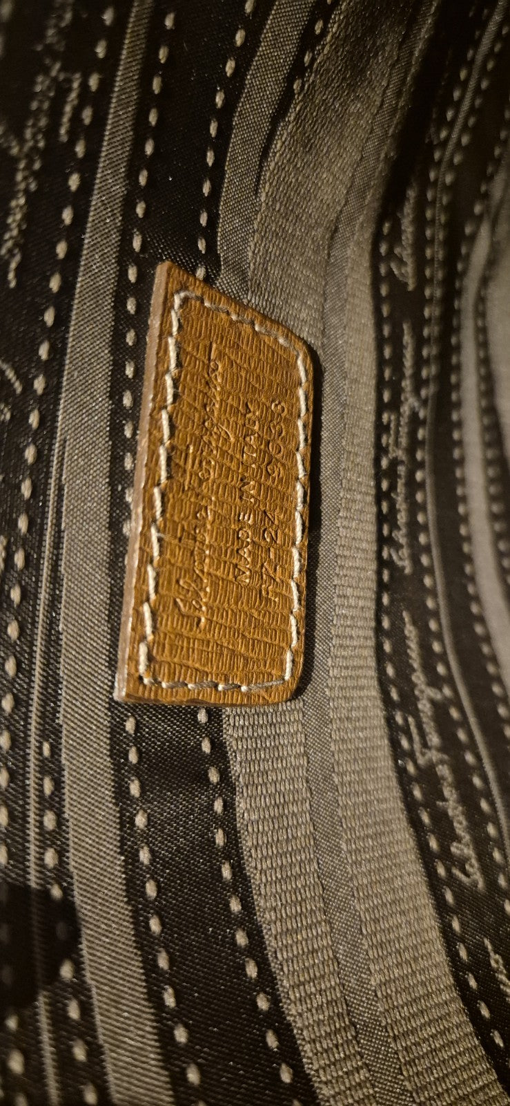 Salvatorre Ferragamo Mens Sling/crossbody Bag Brown Leather