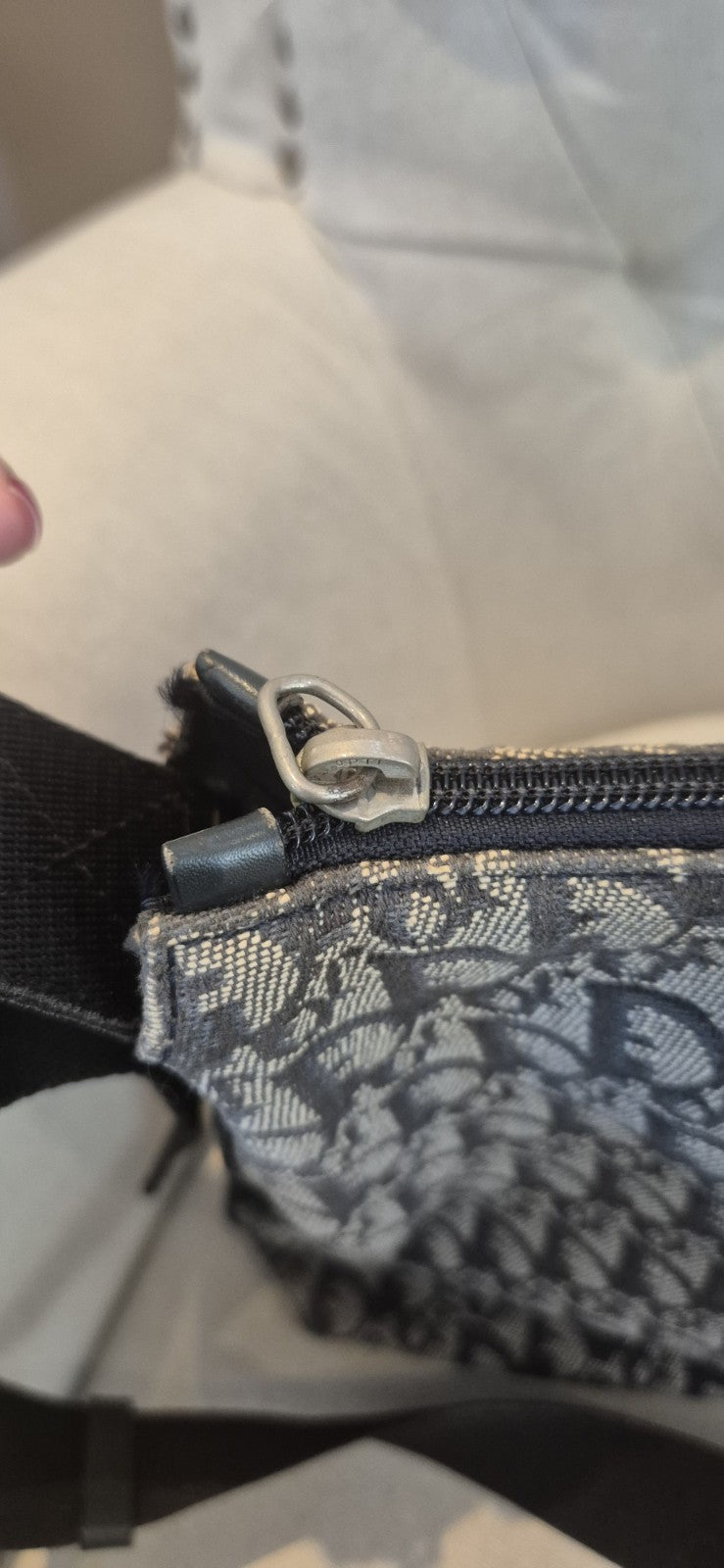Christian Dior Monogram Trotter Crossbody Messenger Bag
