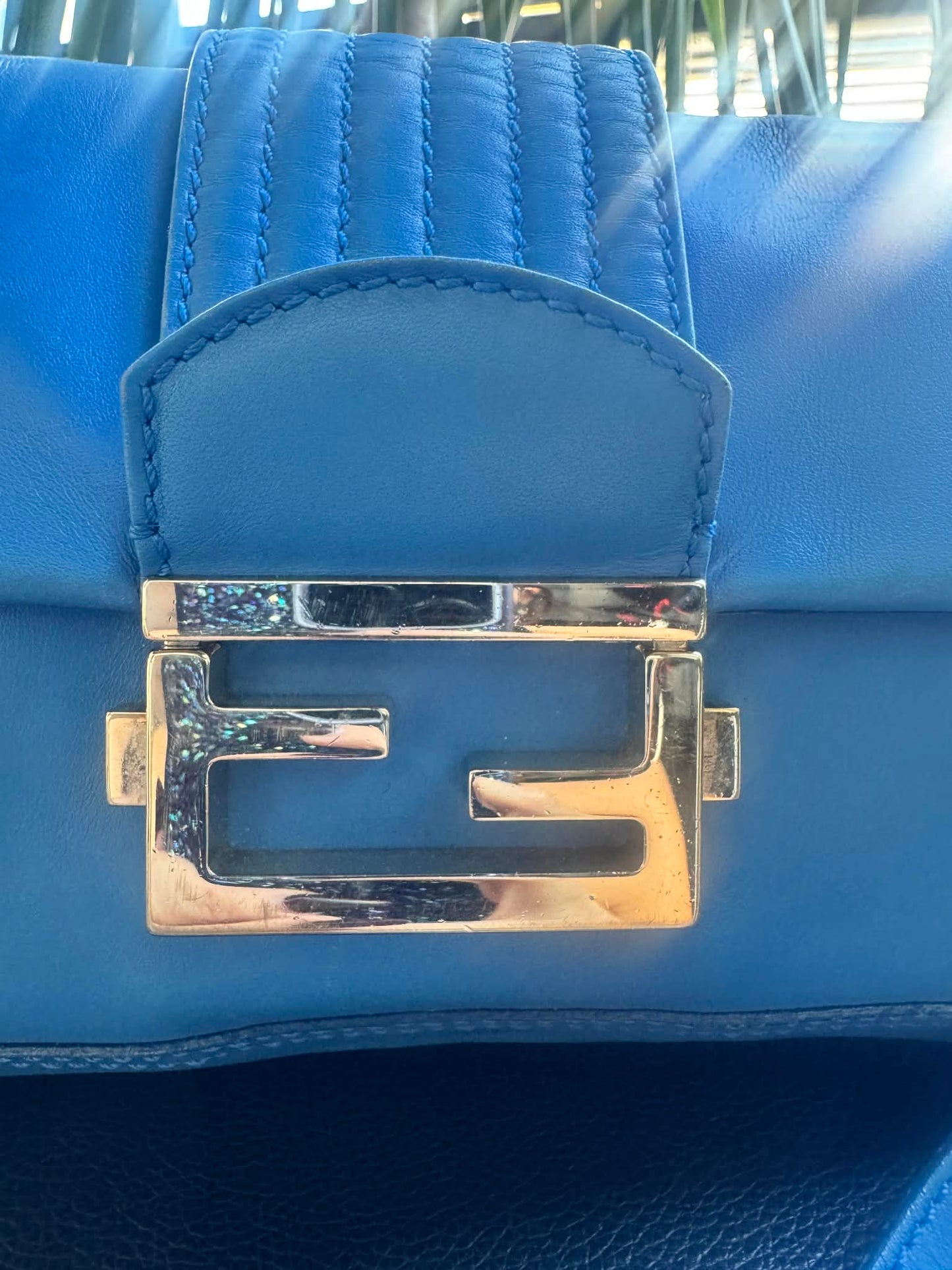 Fendi Baguette Chain Midi Shoulder/Sling Bag