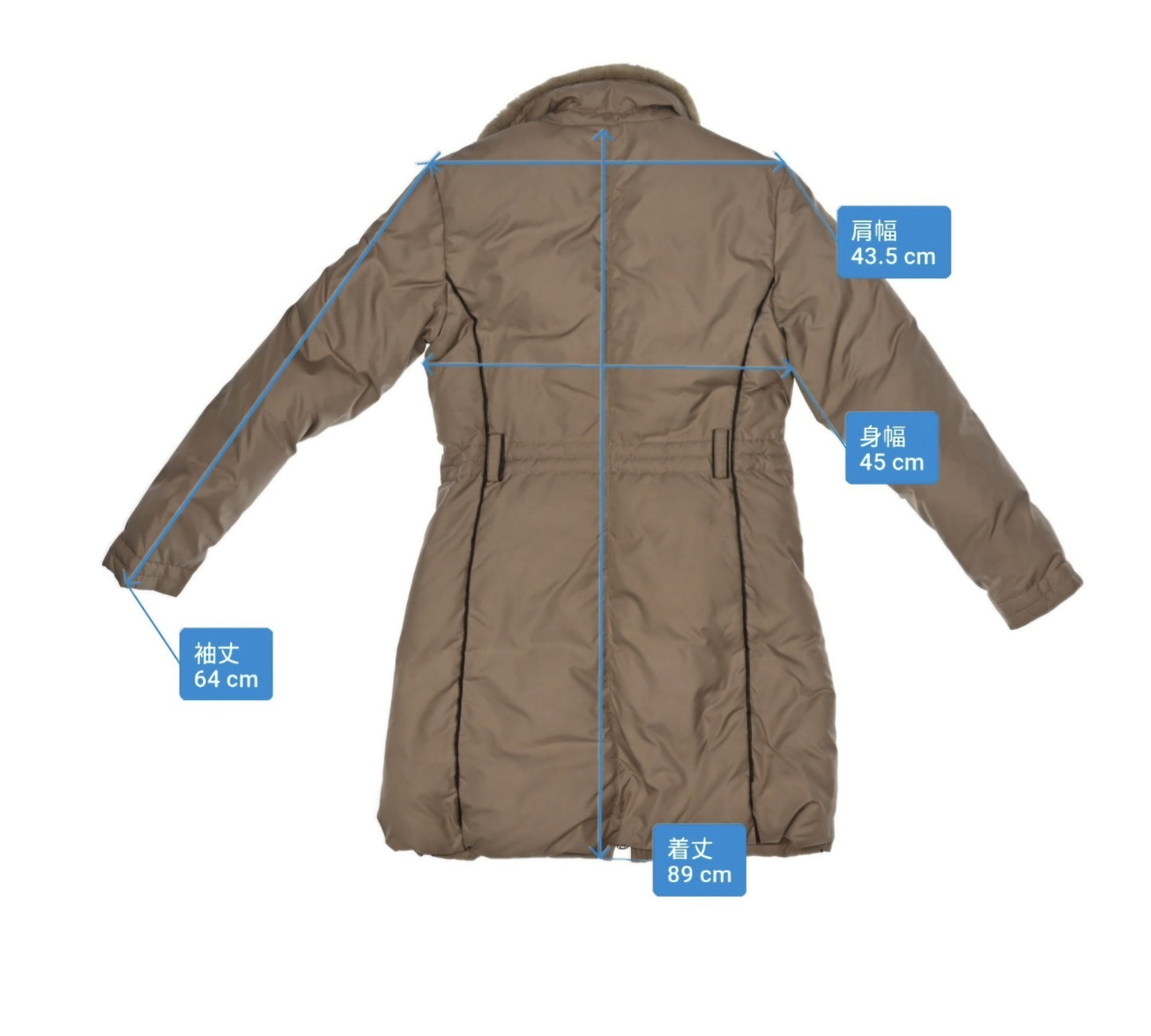 Moncler x Leilian Collaboration Belted Coat.