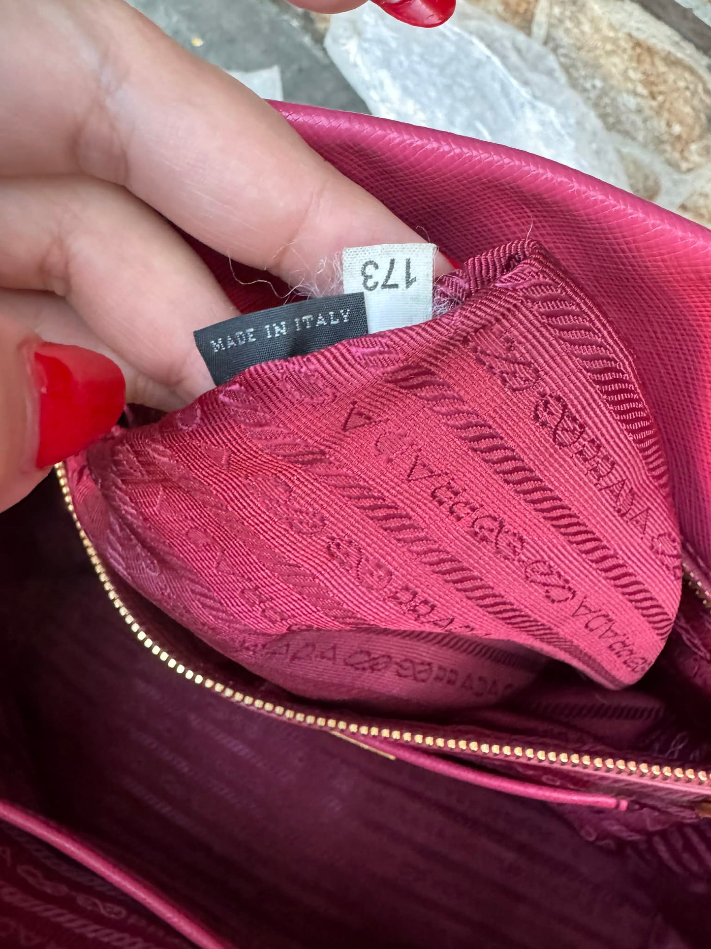 PRADA Saffiano Tote With Detachable sling