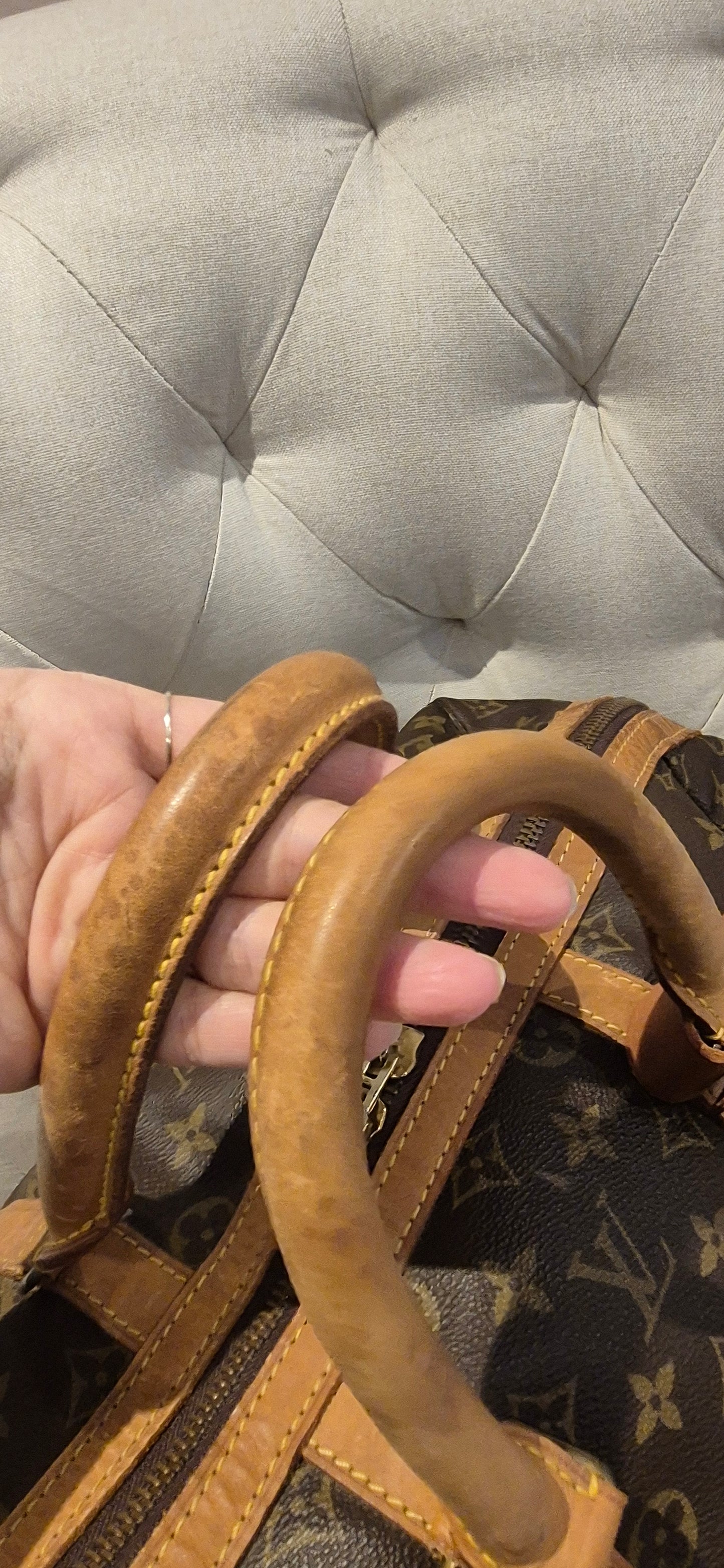 Louis Vuitton Sac De Sport Travel Weekender Bag