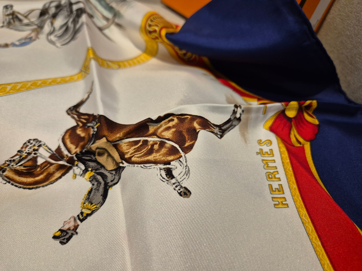 Hèrmes Carre Scarf by Jean De Fourgello