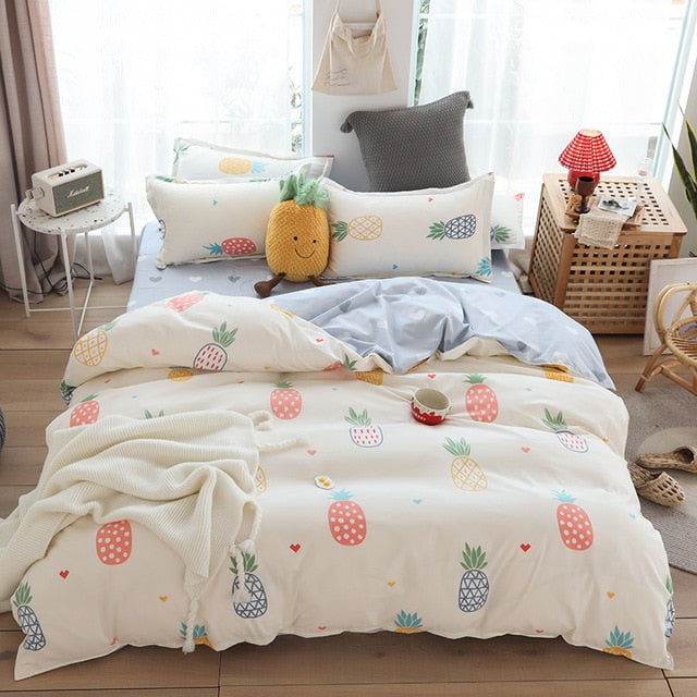 Fashion Simple Style home bedding sets bed linen duvet cover flat sheet Bedding Set Winter Full King Single Queen,bed set 2020
