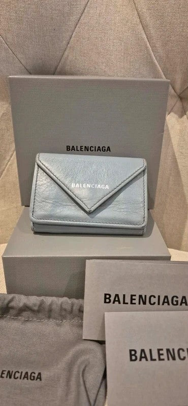 Balenciaga Envelope Mini Wallet Grey