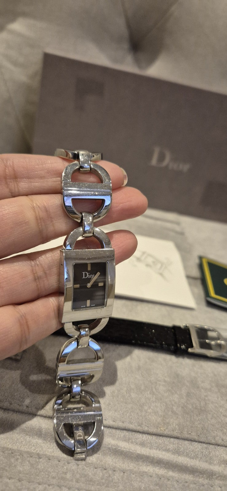 Christian Dior Malice Watch With Extra Strap Included