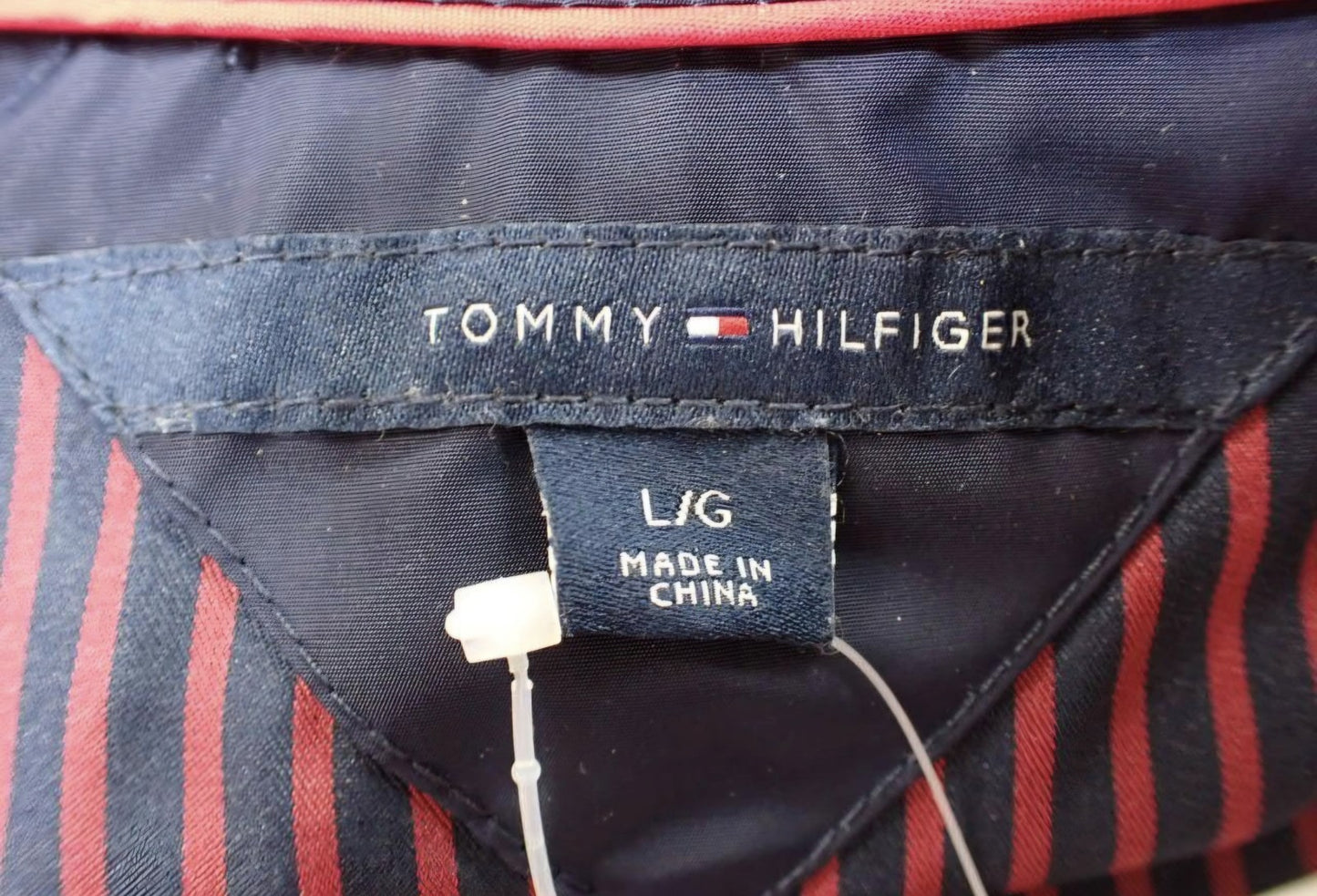 Tommy Hilfiger Women's Navy Blue Double-breasted Trench Coat