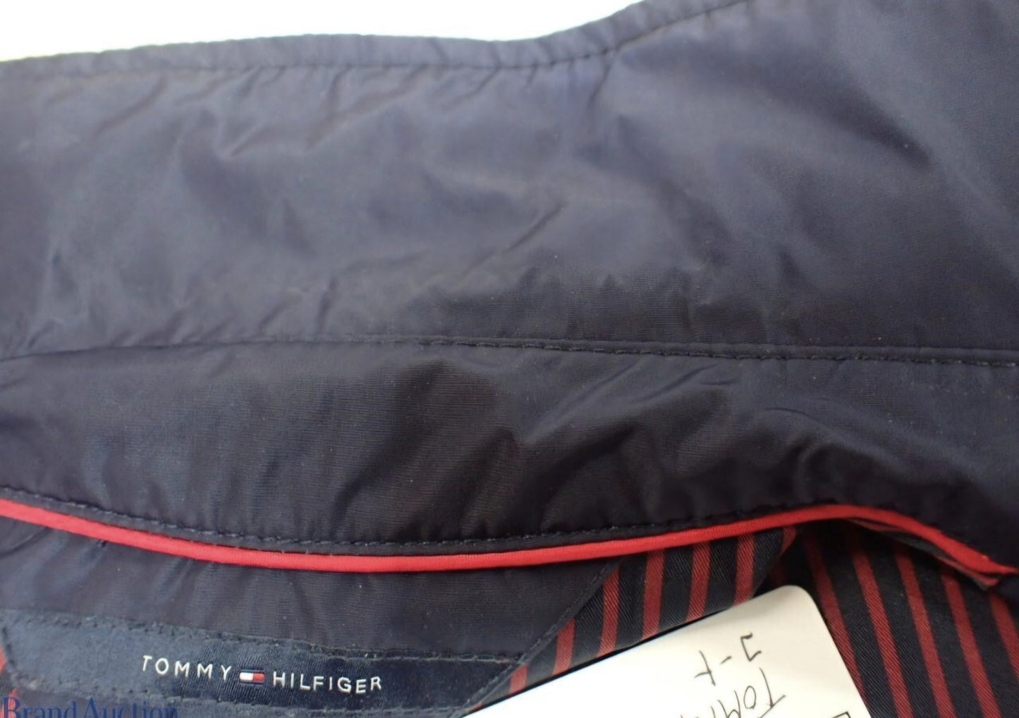 Tommy Hilfiger Women's Navy Blue Double-breasted Trench Coat