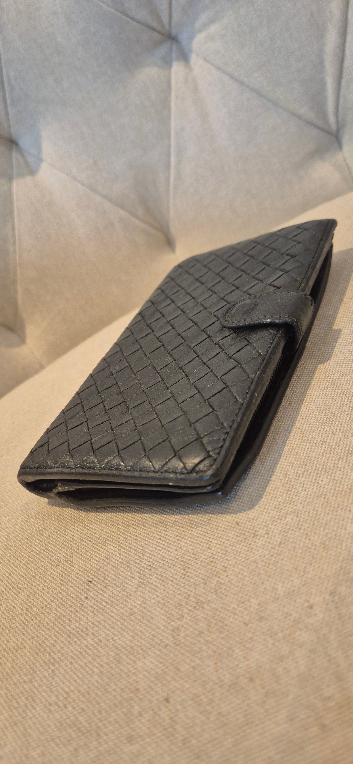Bottega Veneta Intrecciato Leather Agenda Cover / Organizer Wallet Pre-owned