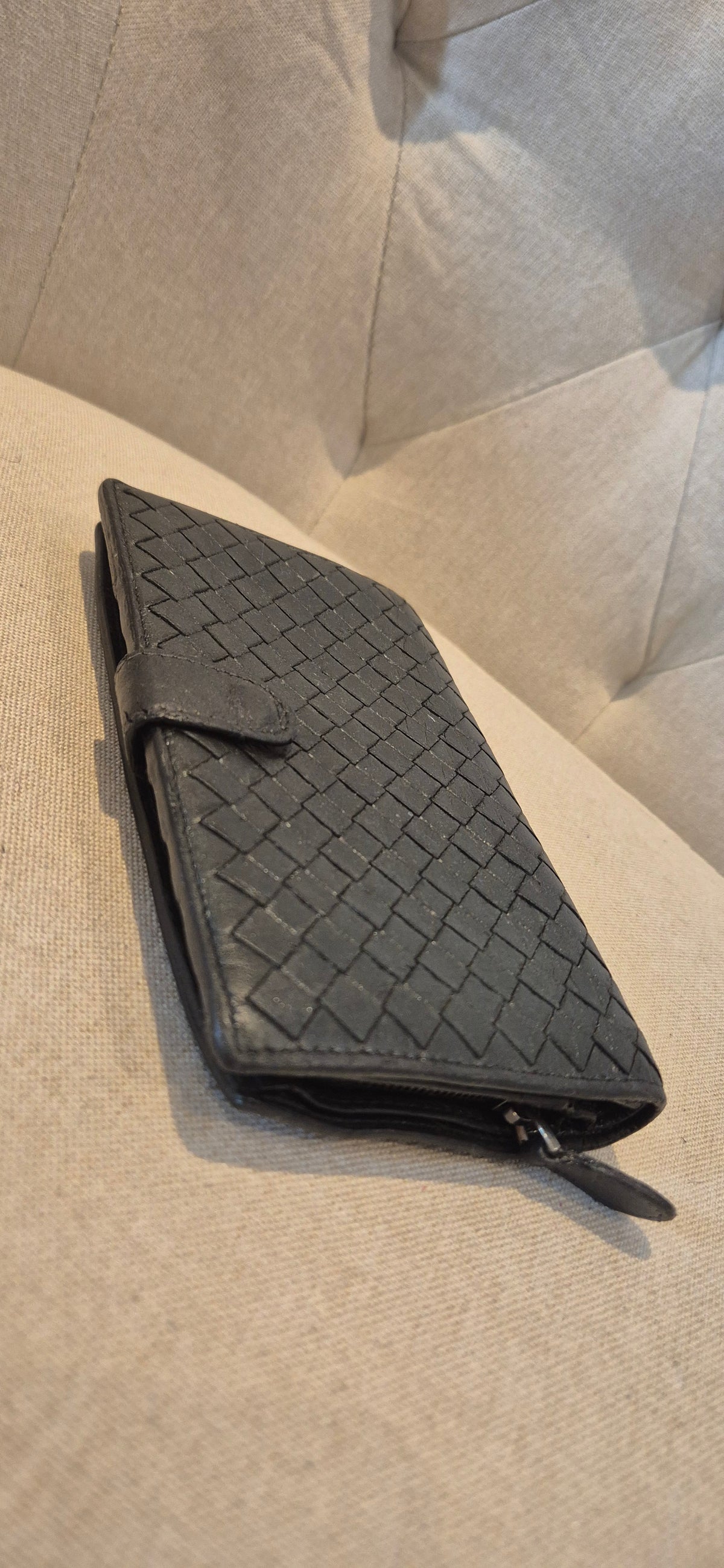 Bottega Veneta Intrecciato Leather Agenda Cover / Organizer Wallet Pre-owned