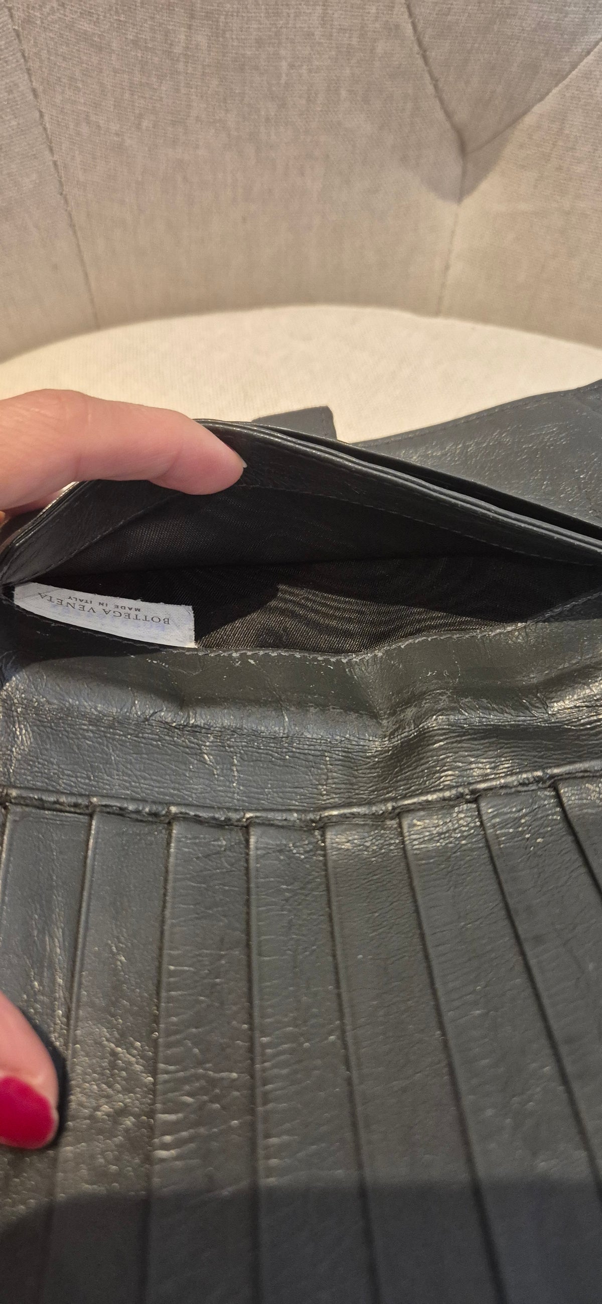 Bottega Veneta Intrecciato Leather Agenda Cover / Organizer Wallet Pre-owned
