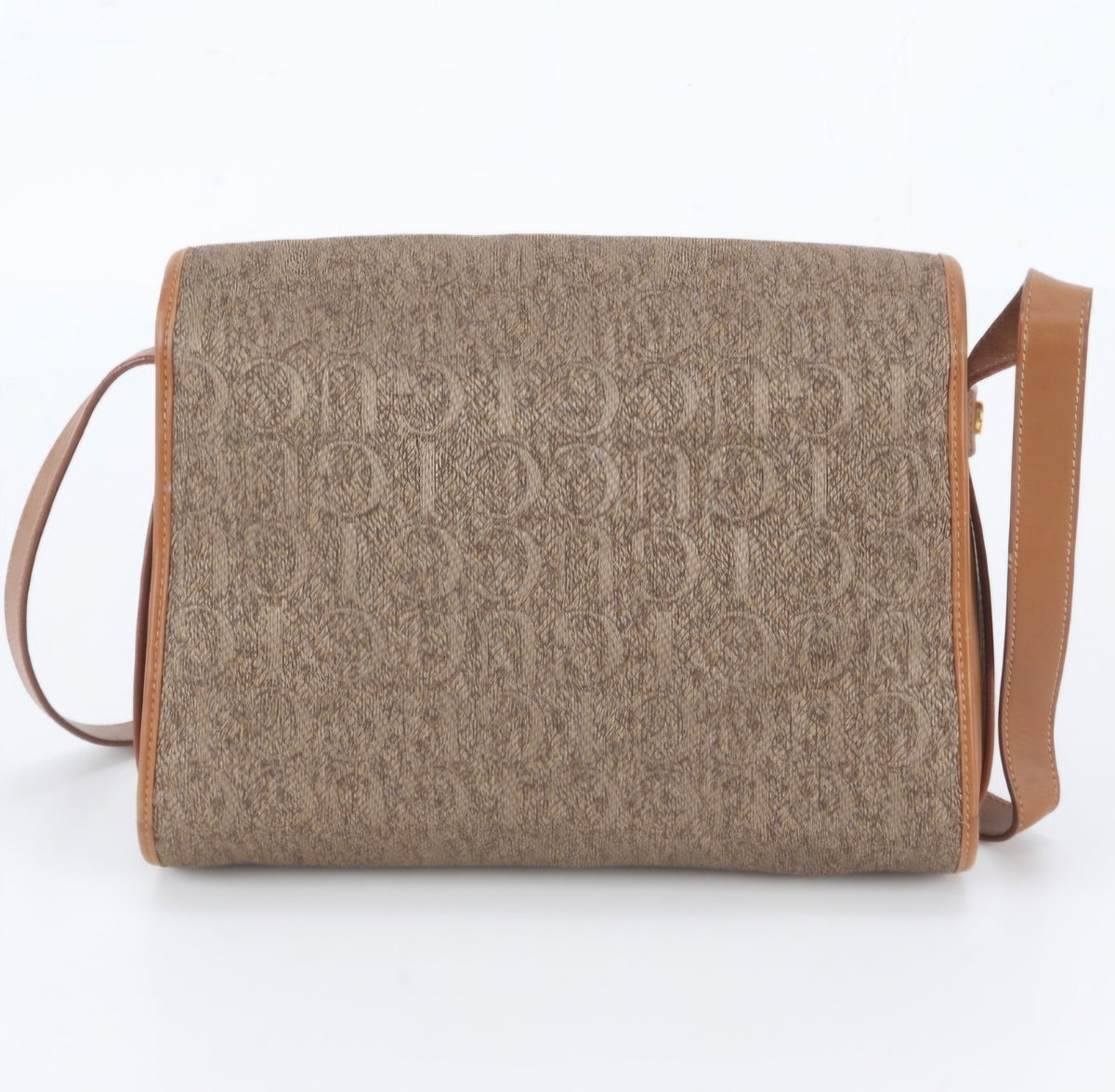 Vintage Gucci Plus Monogram Flap Shoulder Bag Pre-owned
