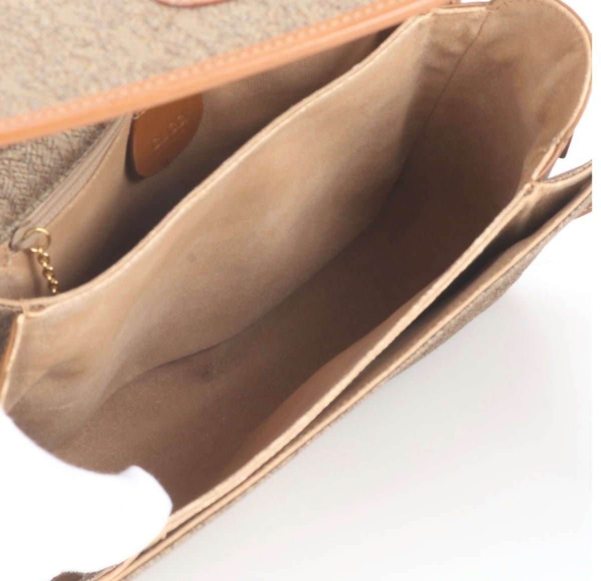 Vintage Gucci Plus Monogram Flap Shoulder Bag Pre-owned