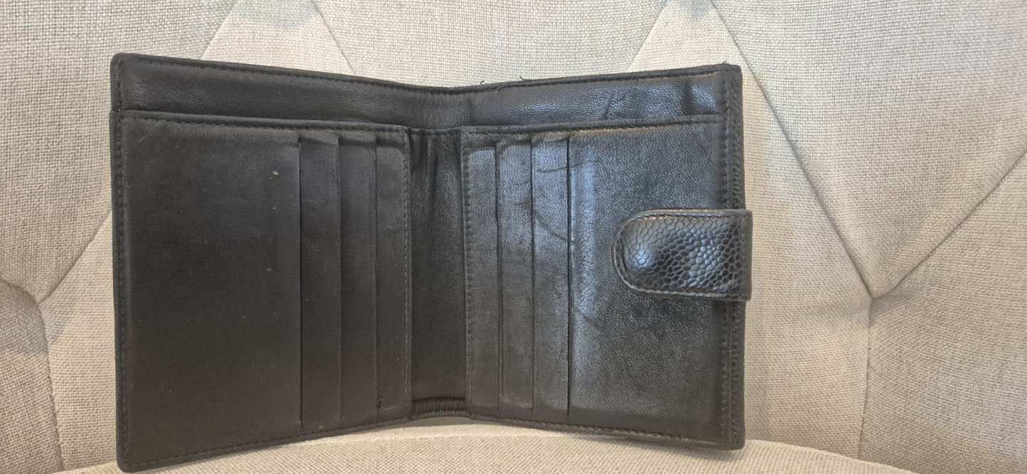 Chanel Timeless CC Compact Wallet Authentic Vintage