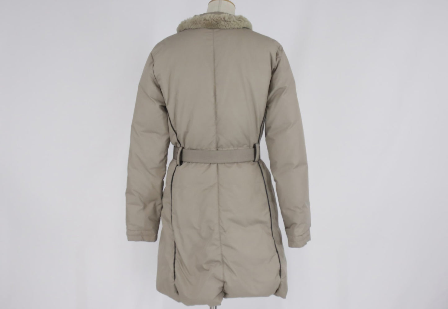 Moncler x Leilian Collaboration Belted Coat.