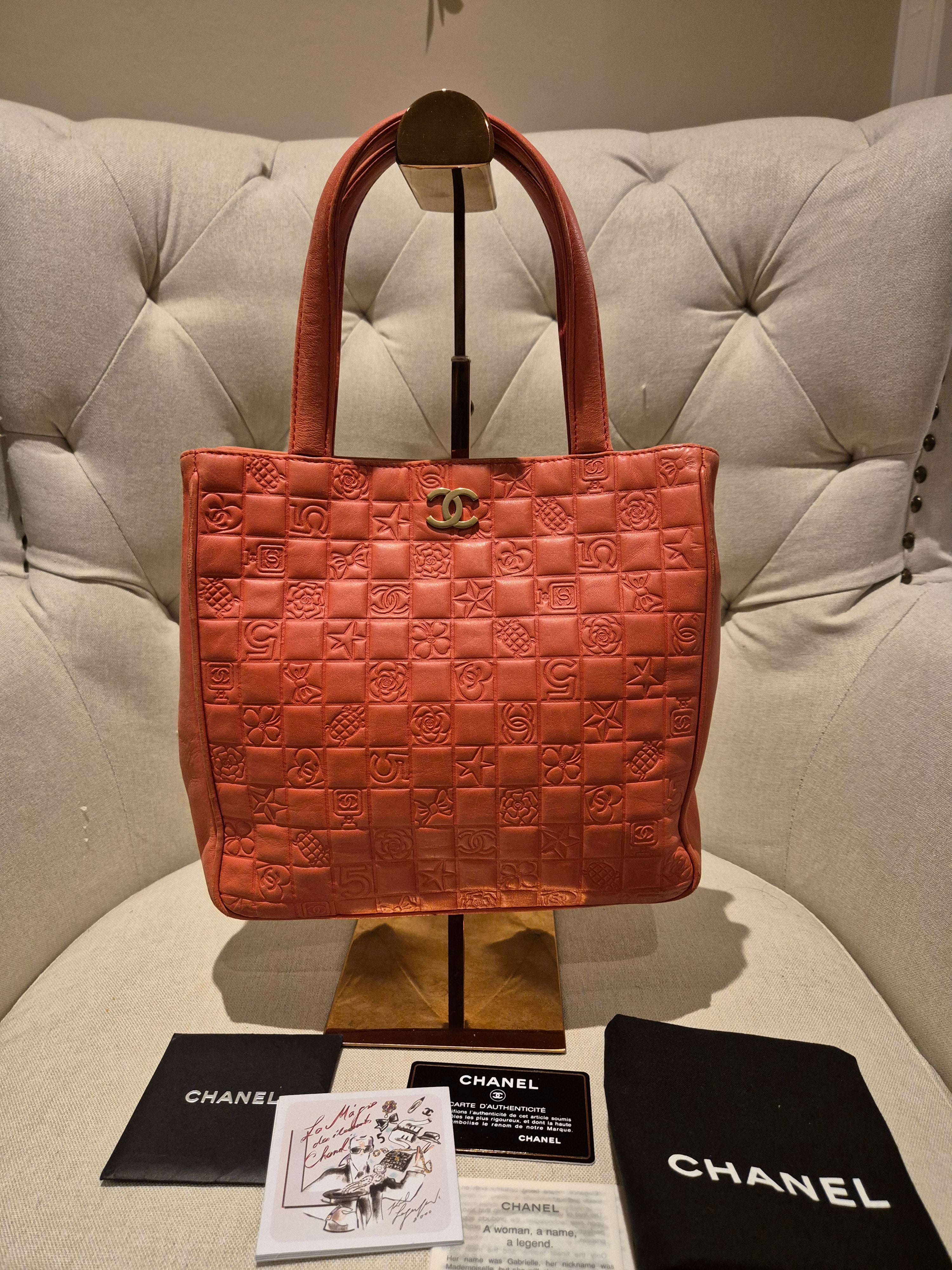 Chanel Leather Tote womens handbag
