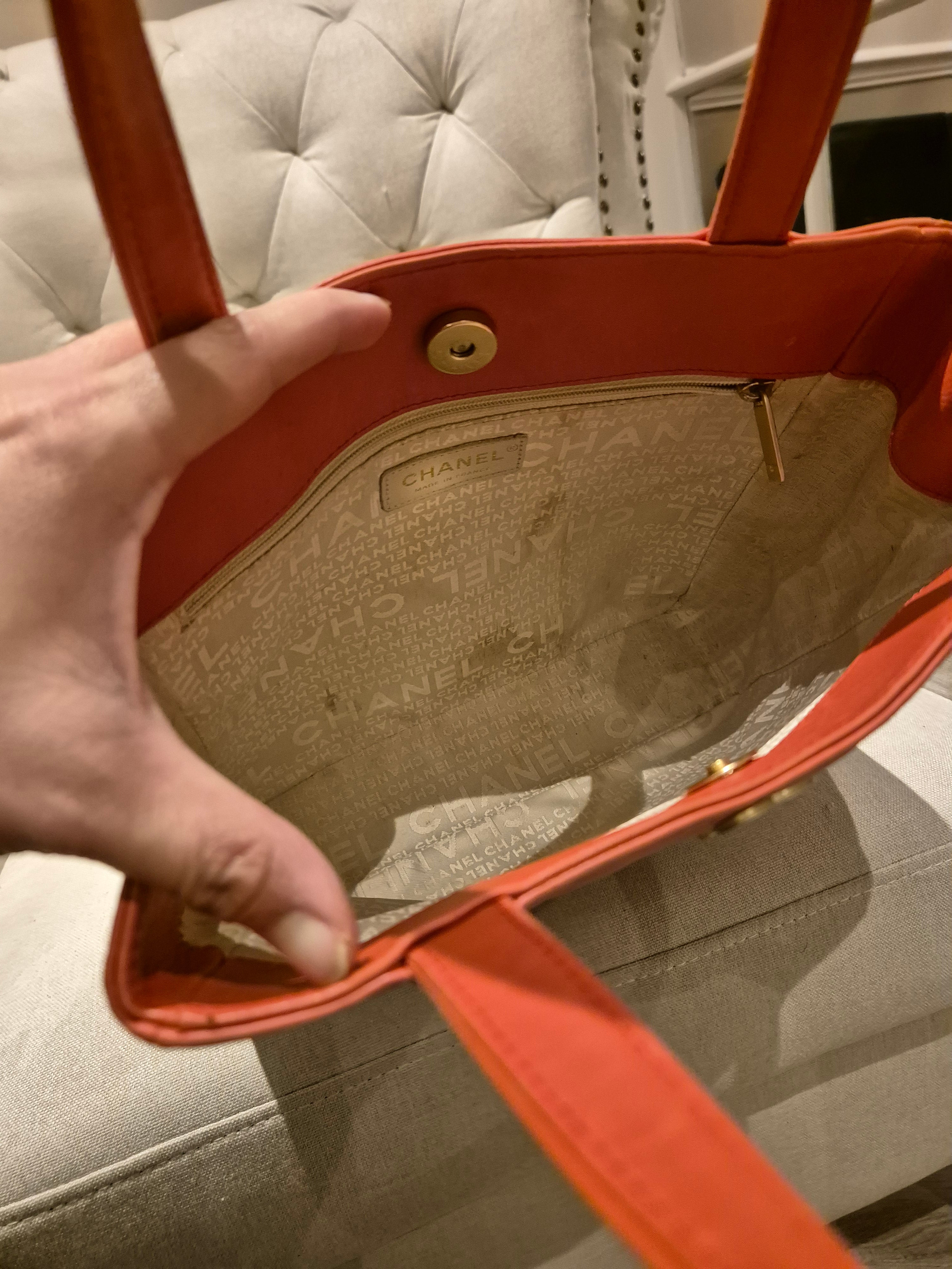 Chanel Leather Tote womens handbag