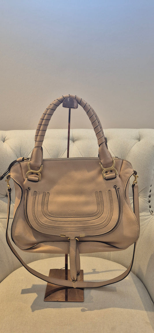 Chloé Marcie Medium Double Carry Bag – Grained Calfskin