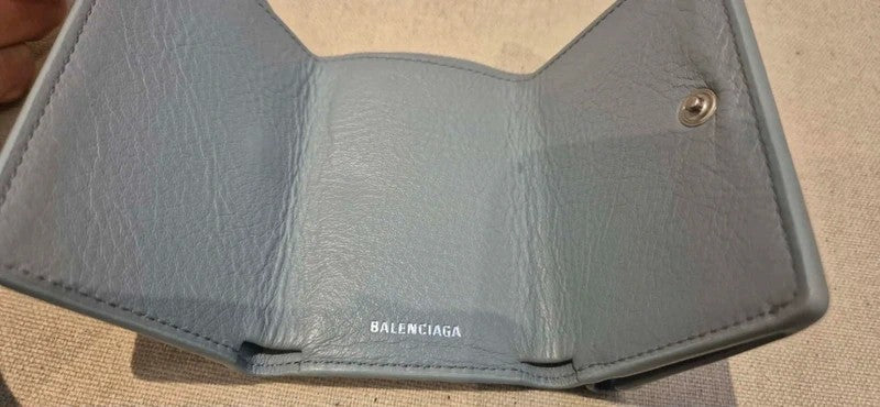 Balenciaga Envelope Mini Wallet Grey