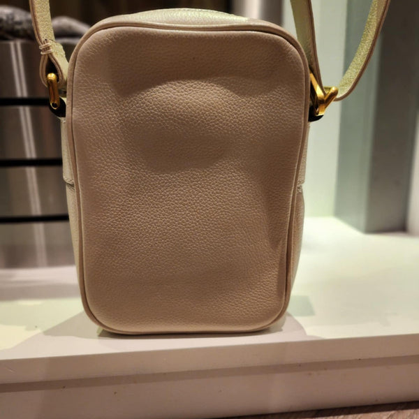 GUCCI Logo Print Grained Calf Skin crossbody Bag Unisex