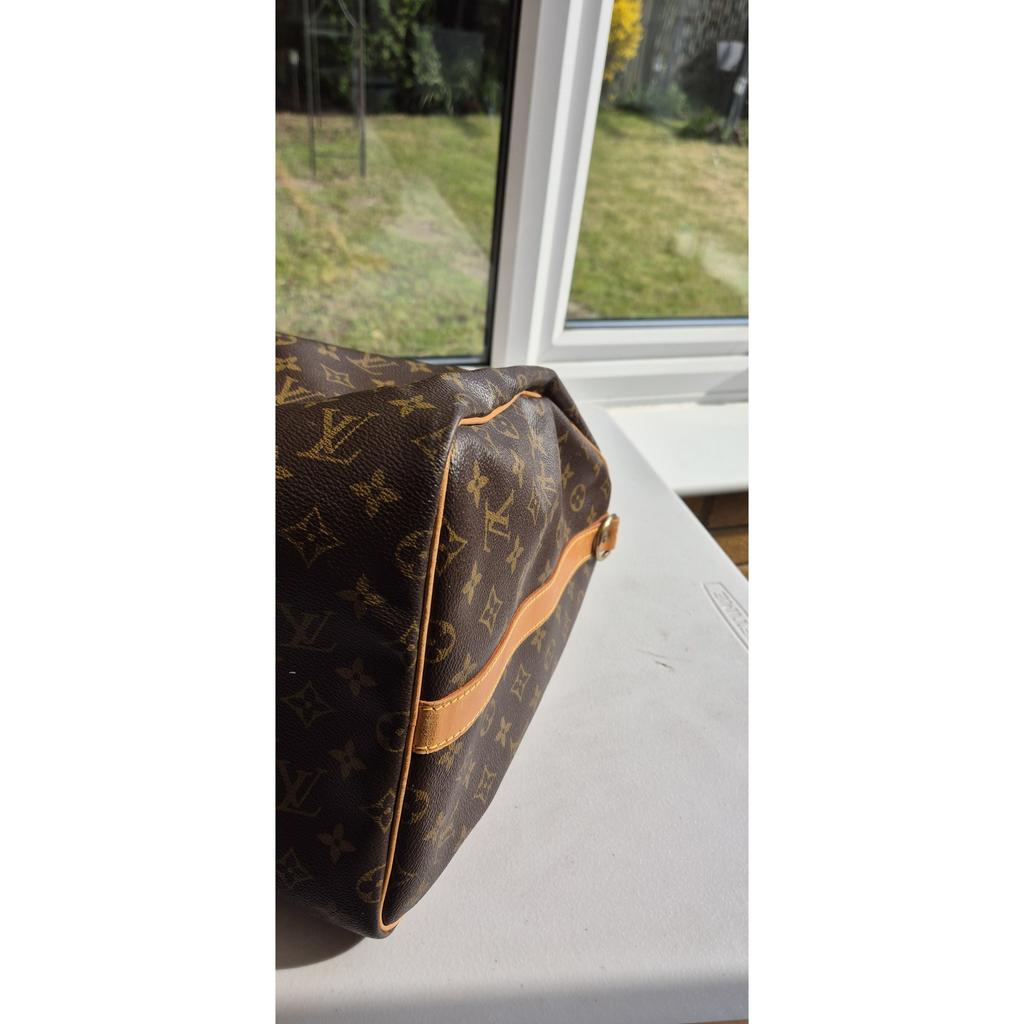 Keepall leather travel bag