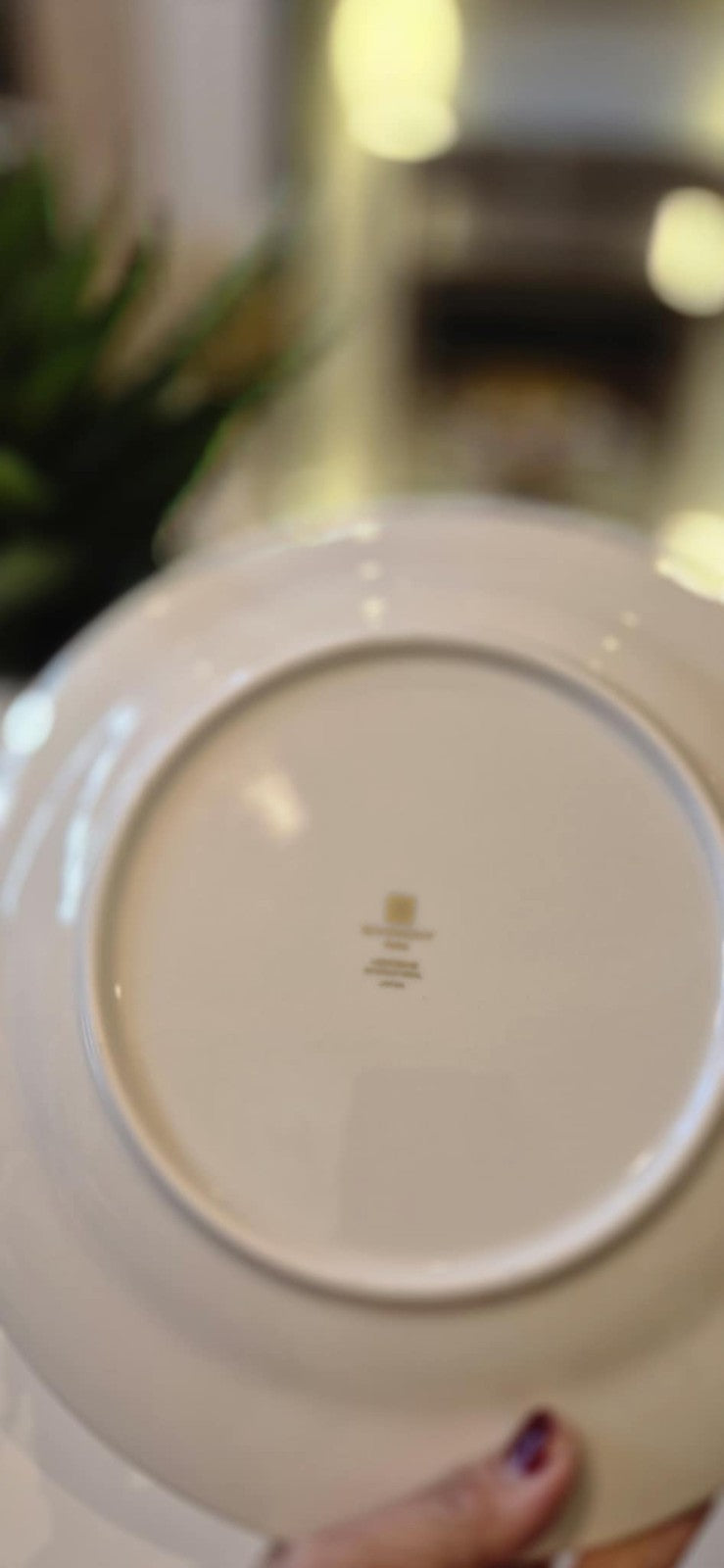 Givenchy Set Of 5 Plates 1 Dinner Plate And 4 Bread Plates Unused