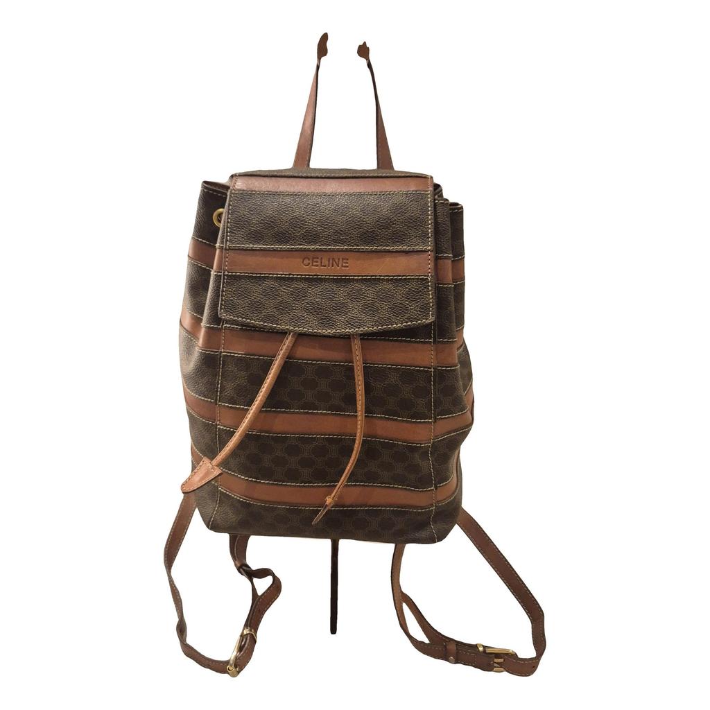 Leather backpack