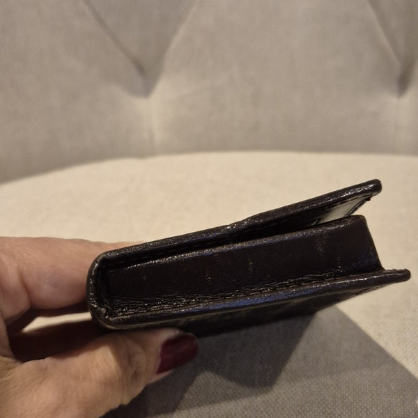 Fendi Zukka Small Coin Purse Women's Leather Wallet