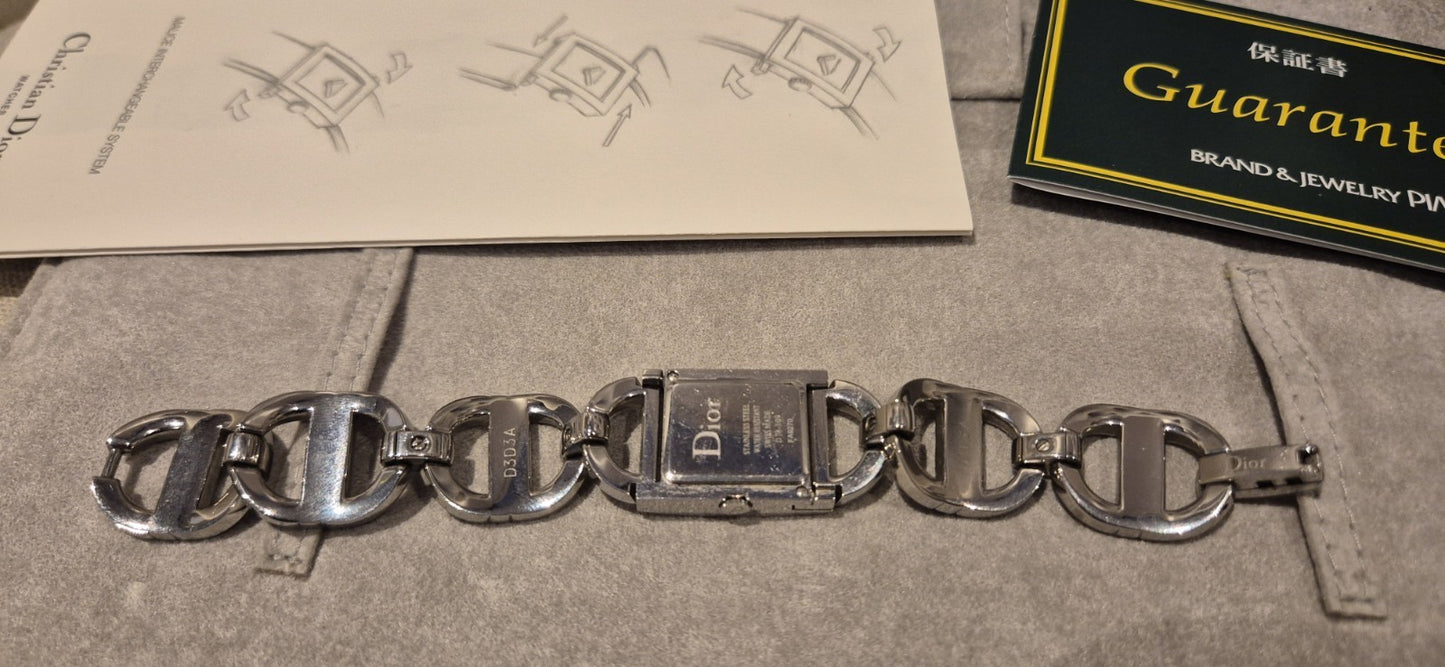 Christian Dior Malice Watch With Extra Strap Included