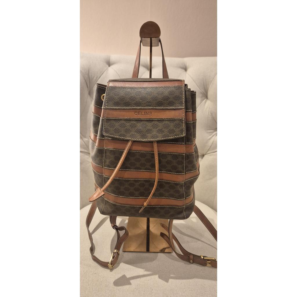 Leather backpack