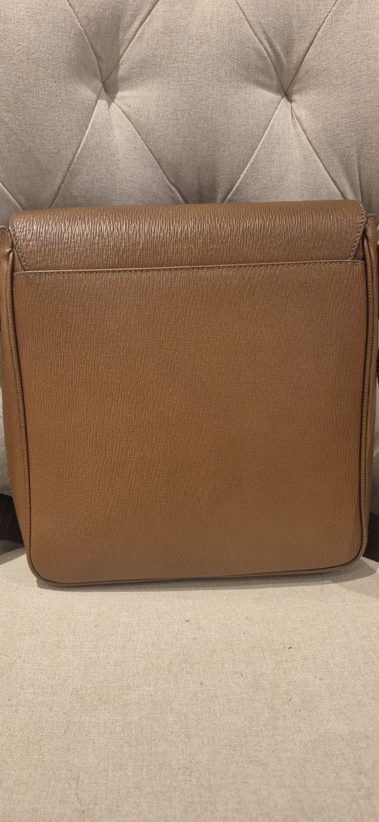 Salvatorre Ferragamo Mens Sling/crossbody Bag Brown Leather