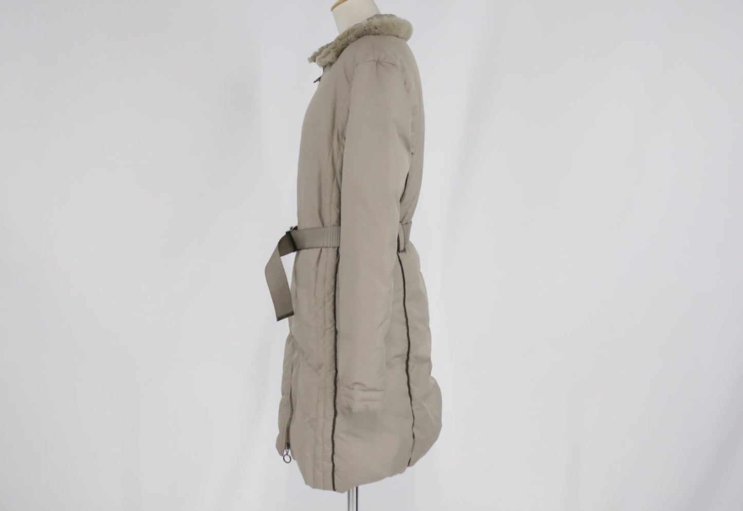 Moncler x Leilian Collaboration Belted Coat.