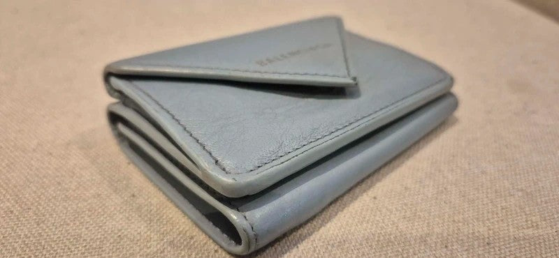 Balenciaga Envelope Mini Wallet Grey