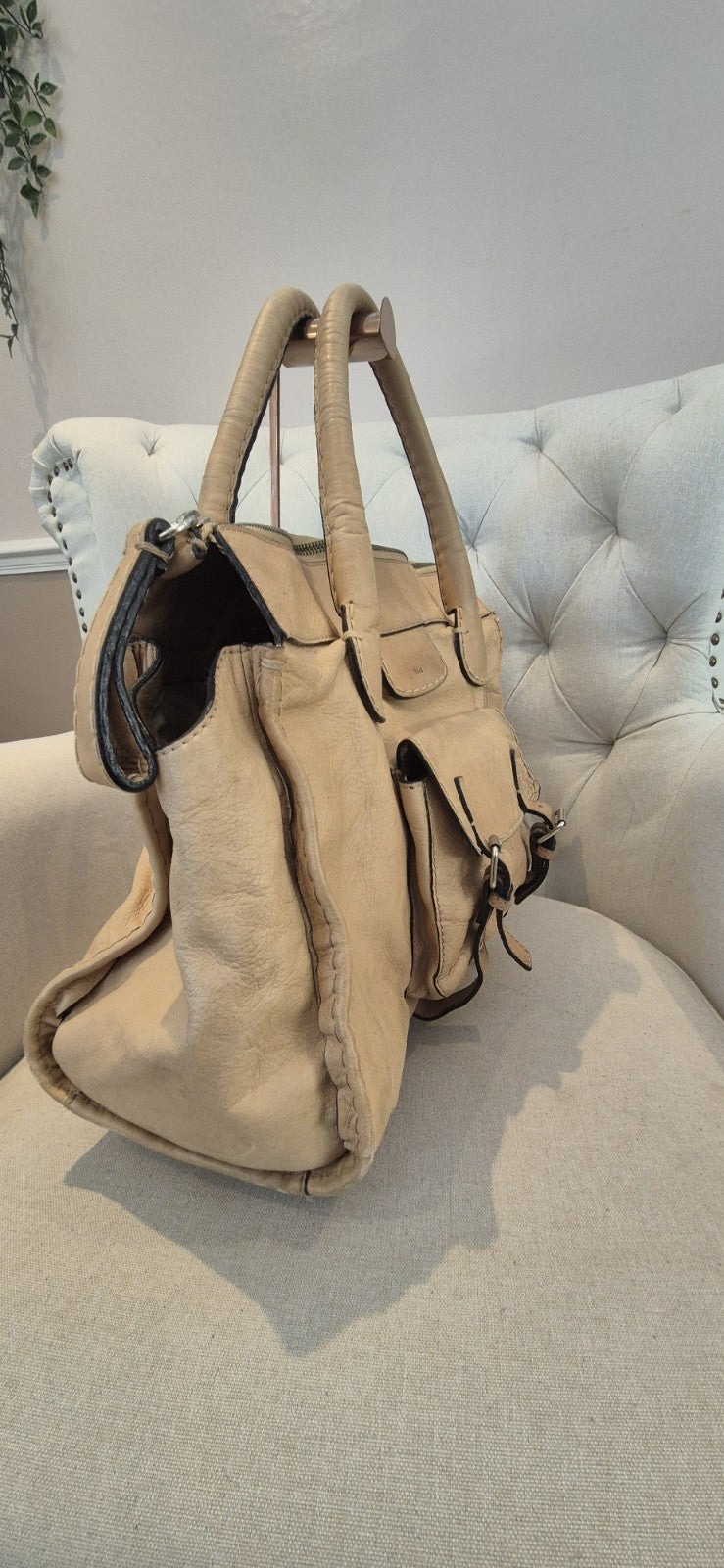 Chloé Edith Satchel Bag Vintage Leather Handbag Shoulder Bag