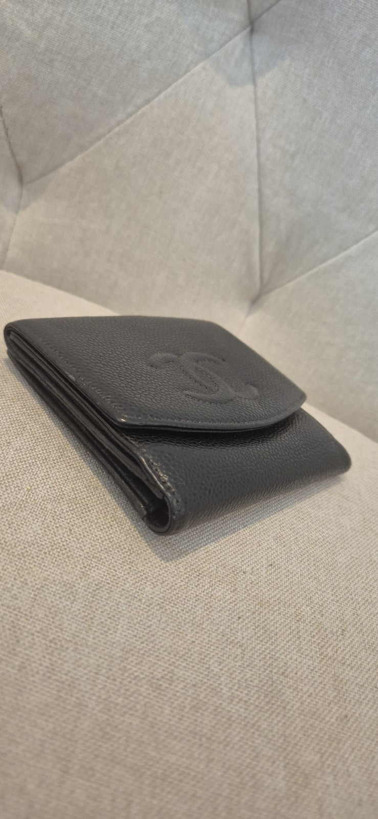 Chanel Timeless CC Compact Wallet Authentic Vintage