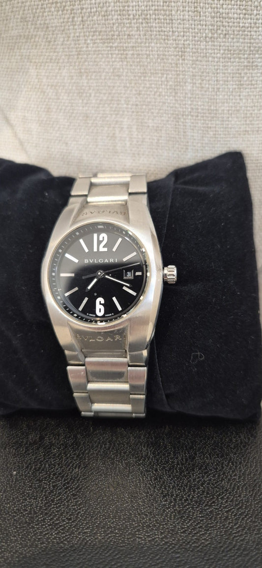 Bulgari Ergon Watch Stainless Steel Silver Quartz