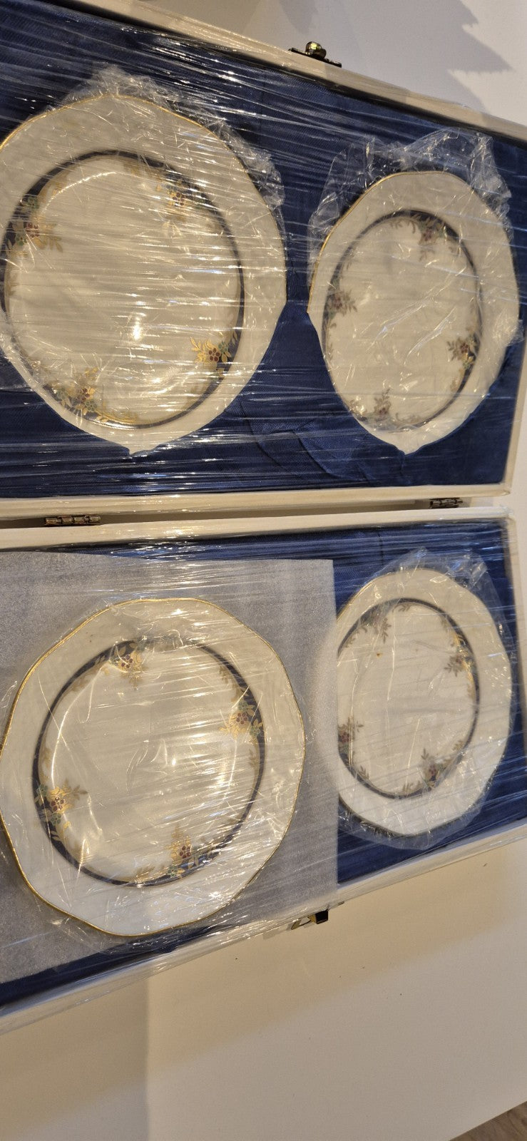 Narumi Bone China Side Plate Set of 4 Boxed Unused