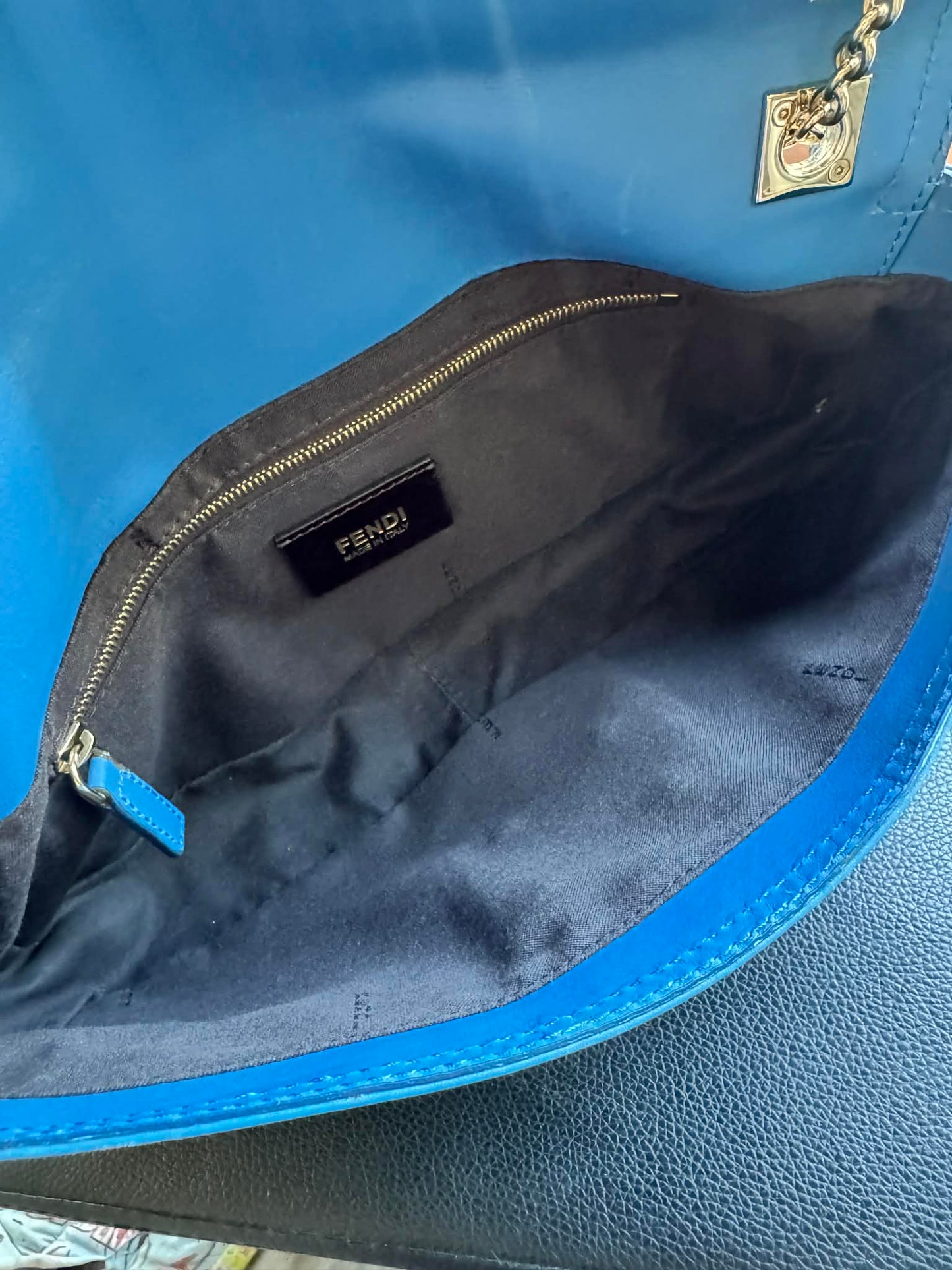 Fendi Baguette Chain Midi Shoulder/Sling Bag