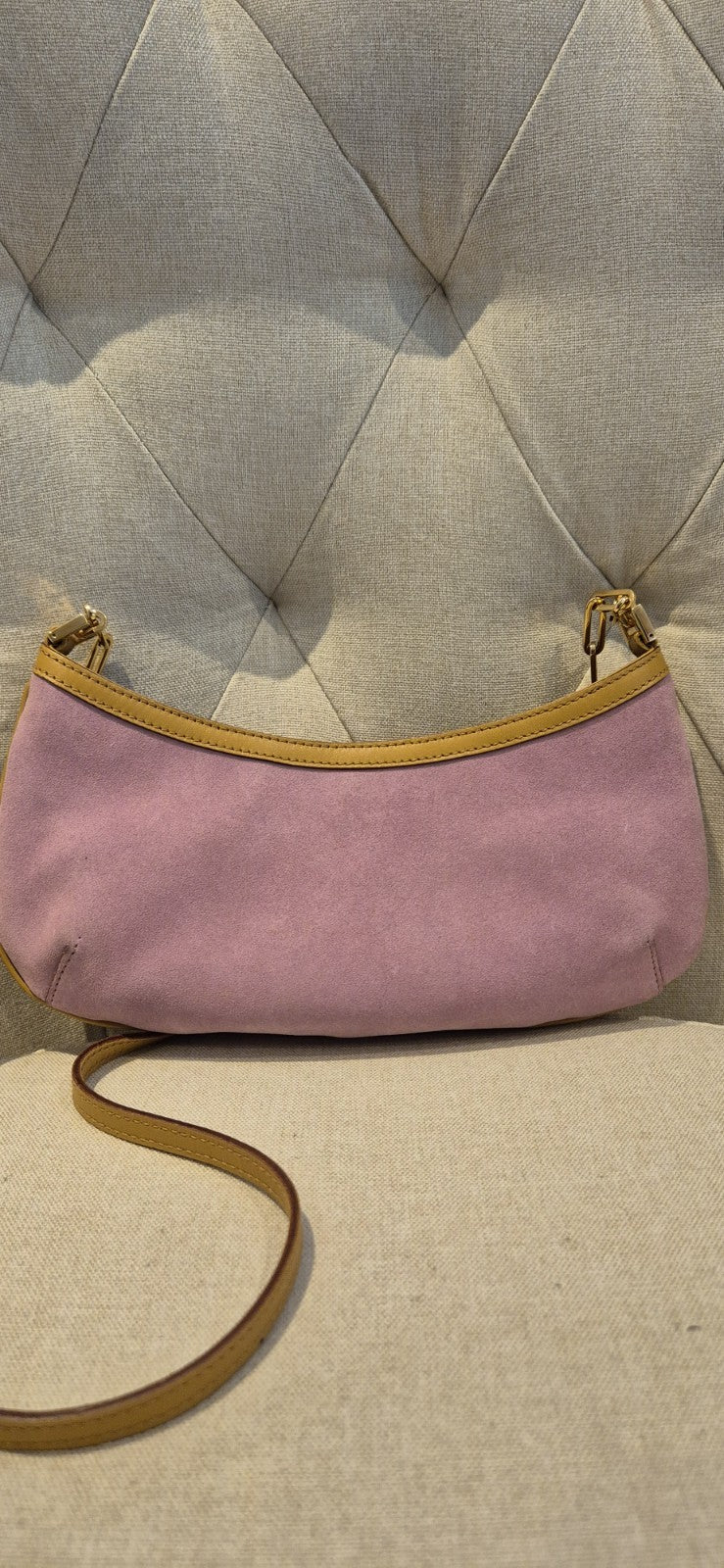 Gucci Unicorn Tom Ford Era Pink Suede Sling Bag Lion Head Rare Y2K