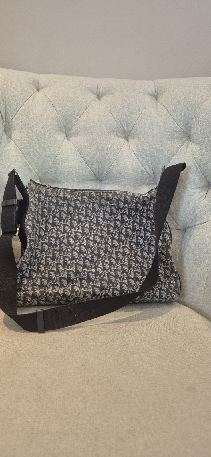 Christian Dior Monogram Trotter Crossbody Messenger Bag