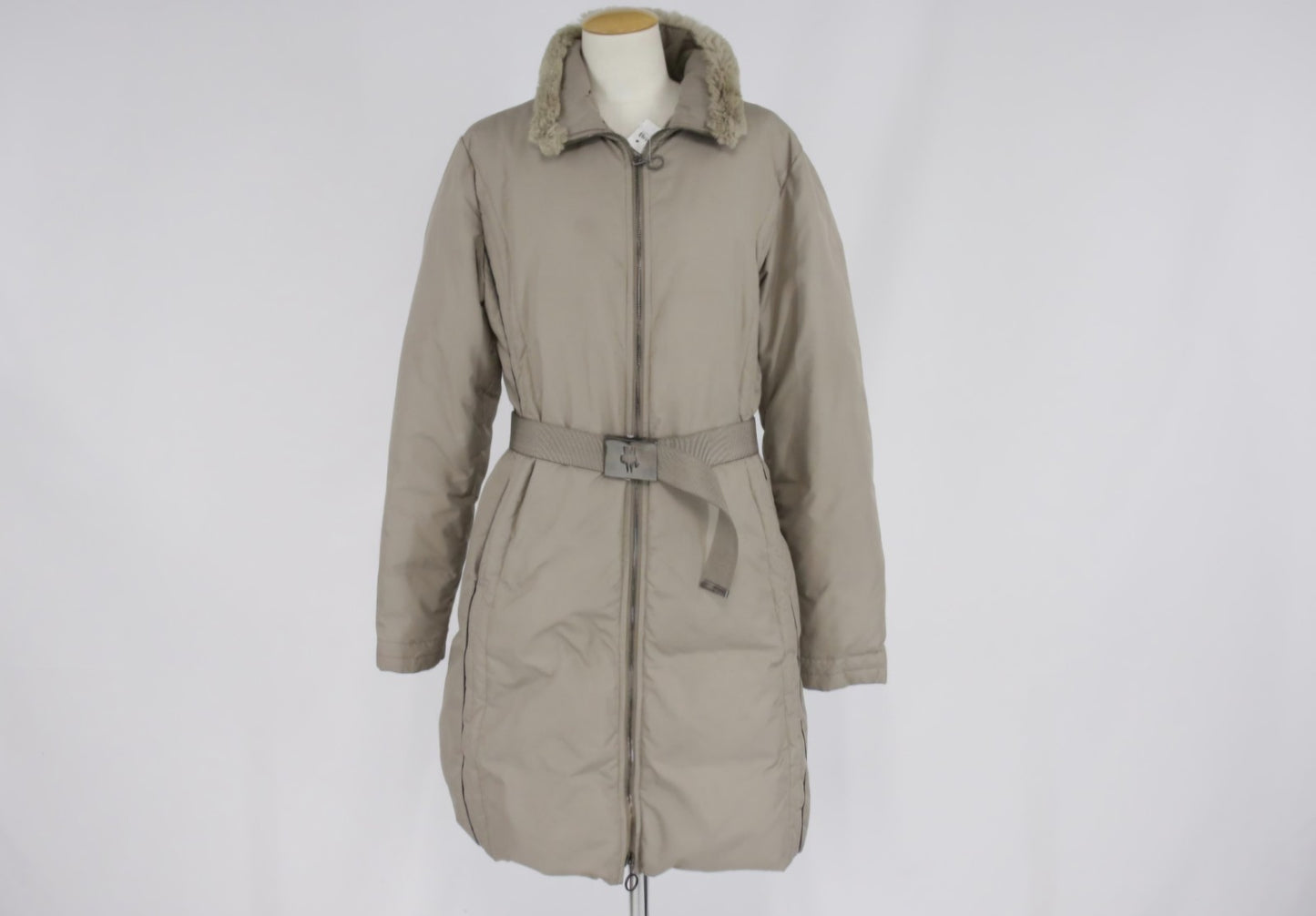 Moncler x Leilian Collaboration Belted Coat.