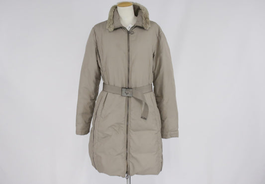 Moncler x Leilian Collaboration Belted Coat.