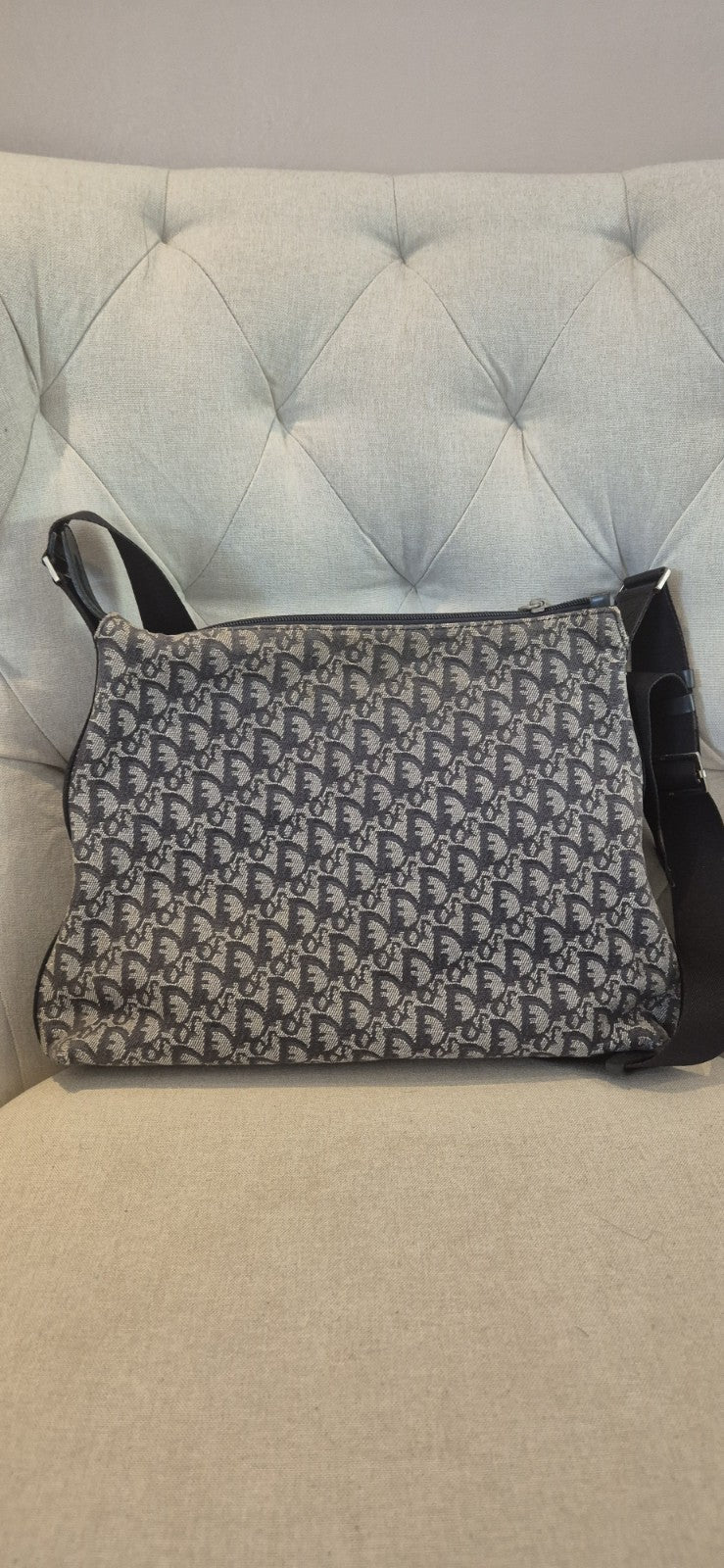 Christian Dior Monogram Trotter Crossbody Messenger Bag
