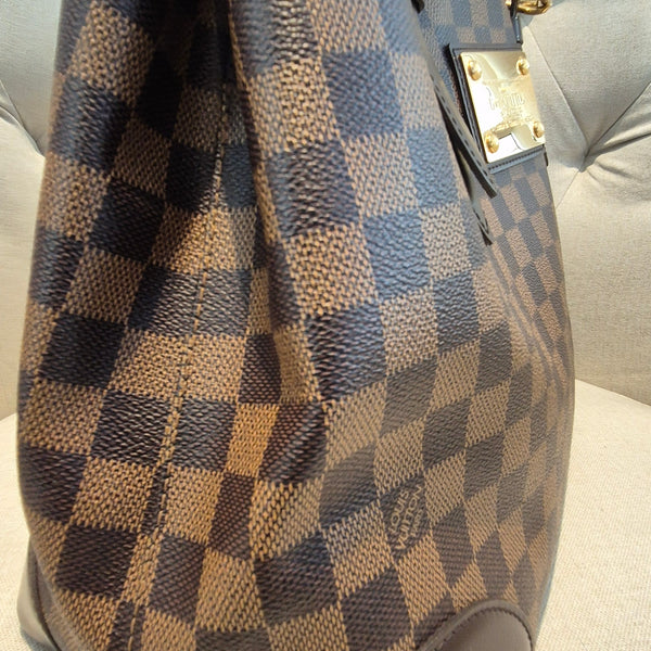 Louis Vuitton Damier Ebene Hampstead MM Tote Bag