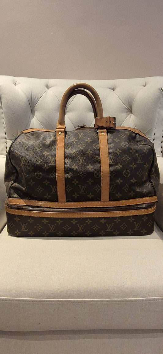 Louis Vuitton Sac De Sport Travel Weekender Bag