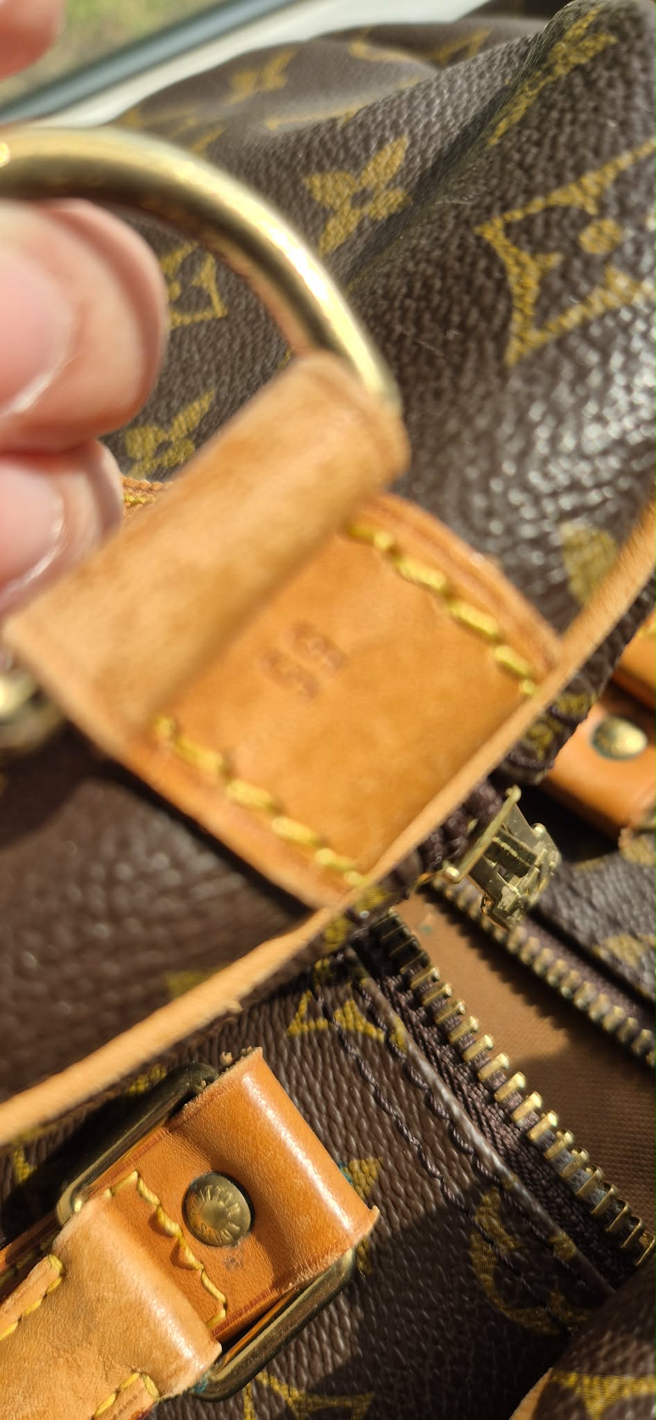 Louis Vuitton Keepall Bandoulier with original Strap size 55