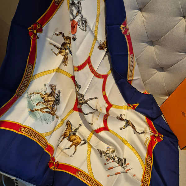 Hèrmes Carre Scarf by Jean De Fourgello