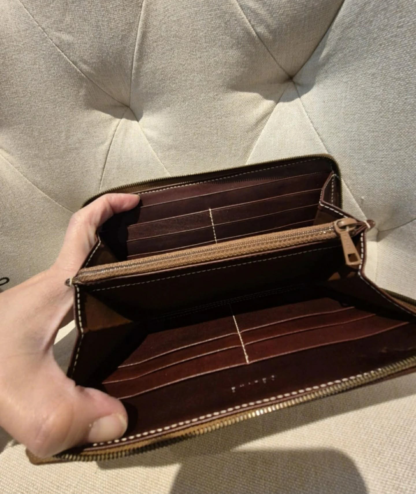 Celine Triomphe Canvas Flap Continental Long Wallet.