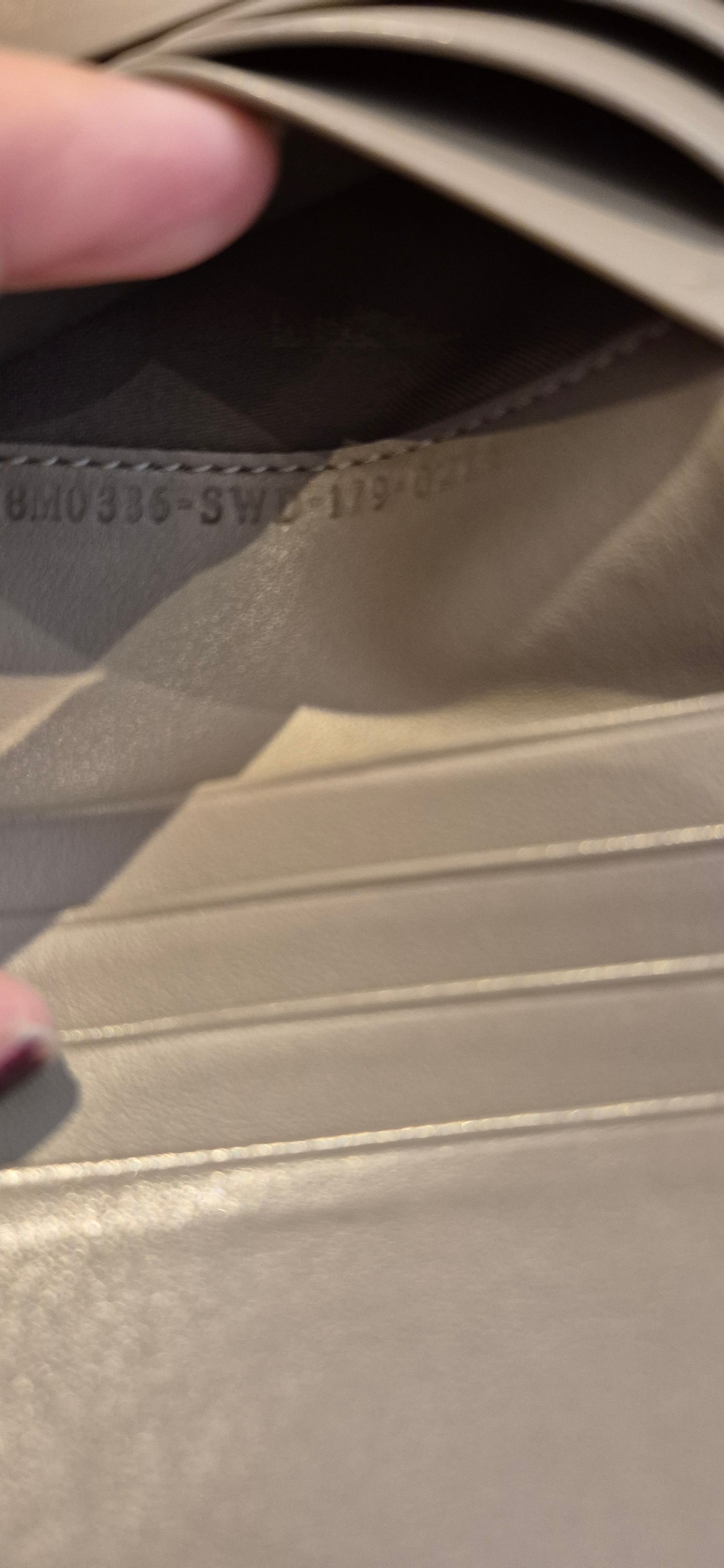 Fendi Black Leather Accordion Stud Wallet Leather